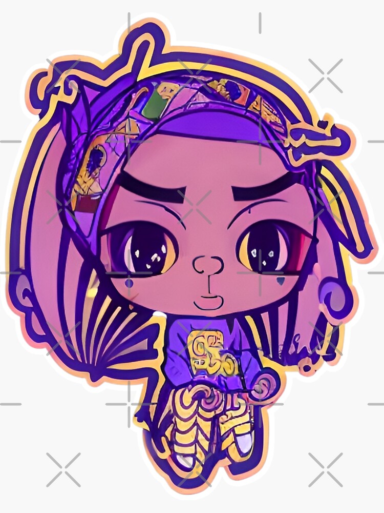 Purple Anime Pfp 6 Sticker For Sale By Moorct522 Redbubble