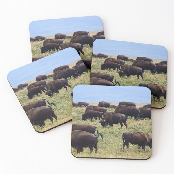 Item preview, Buffalo Herd, Peacefully Grazing designed and sold by Vivar Photo.