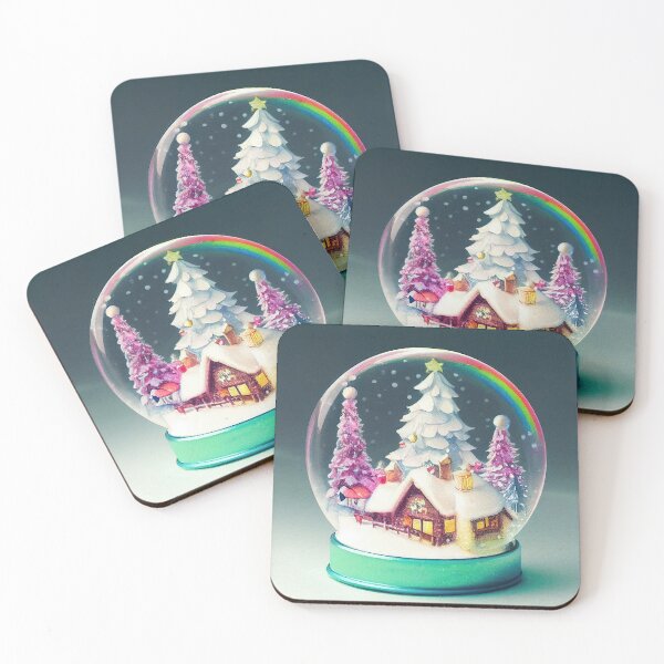 Item preview, A cute snow globe in watercolors designed and sold by art8085.