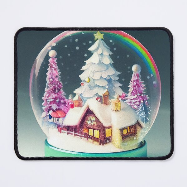 Item preview, A cute snow globe in watercolors designed and sold by art8085.