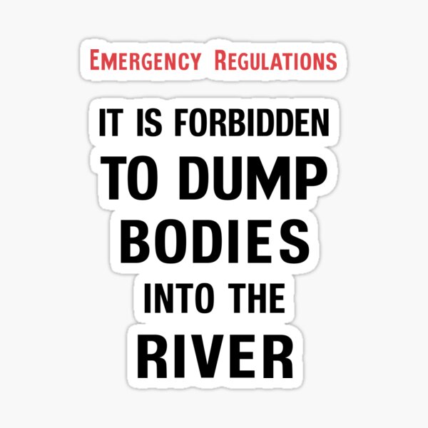 BODIES TEXT ONLY Sticker