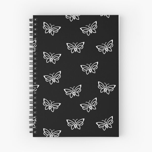 Item preview, Aesthetic Butterfly Pattern With Black Background designed and sold by NECHSTORE.