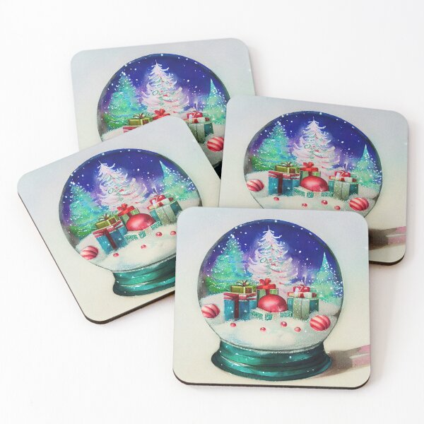 Item preview, A cute snow globe in watercolors designed and sold by art8085.