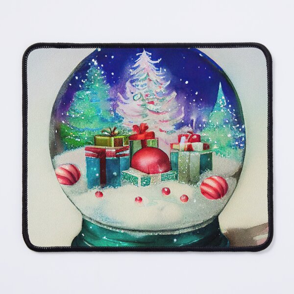 Item preview, A cute snow globe in watercolors designed and sold by art8085.