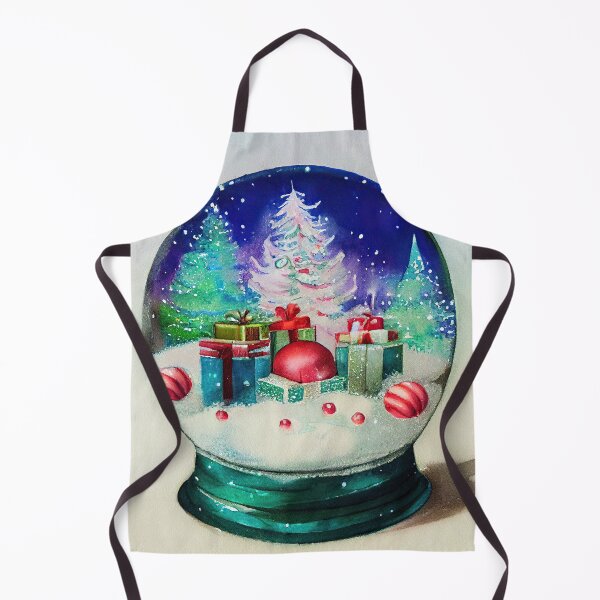 Item preview, A cute snow globe in watercolors designed and sold by art8085.