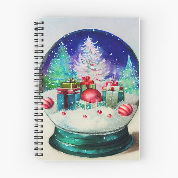 Item preview, A cute snow globe in watercolors designed and sold by art8085.