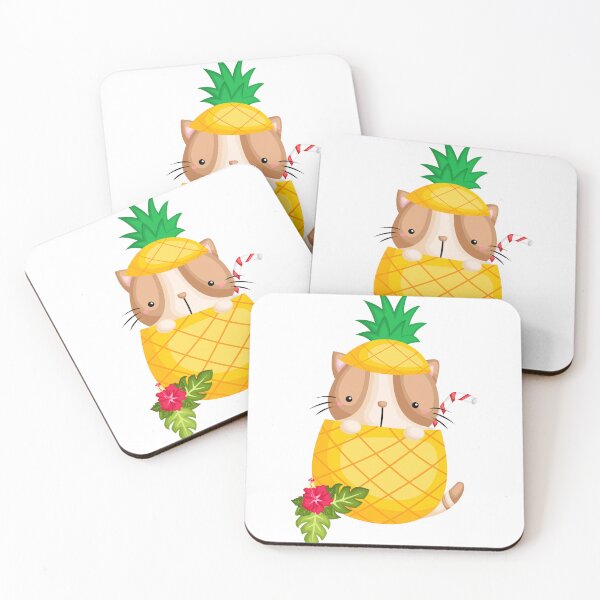 Item preview, Cute Pineapple Cat, Anatomy of a pineapple designed and sold by MamaSweetea.