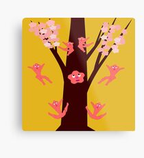 Cherry blossom manga. Metal Print