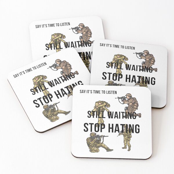 Item preview, Still waiting stop hating designed and sold by Alan Bragalini.