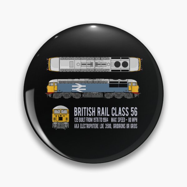 Item preview, British Rail Class 56 Train Gridiron Grids Locomotive Diagrams Gift designed and sold by Maljonic.