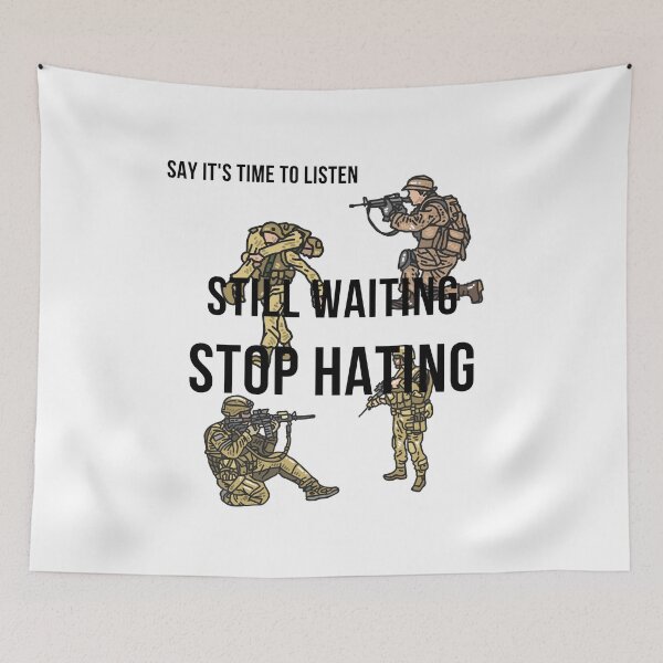 Item preview, Still waiting stop hating designed and sold by Alan Bragalini.