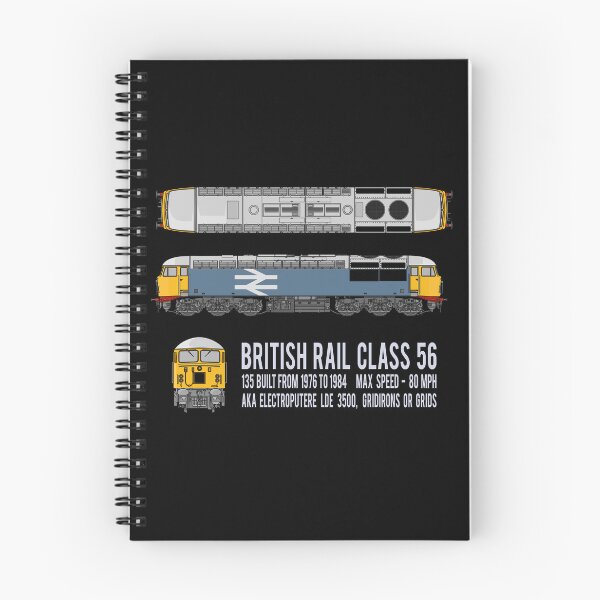 Item preview, British Rail Class 56 Train Gridiron Grids Locomotive Diagrams Gift designed and sold by Maljonic.
