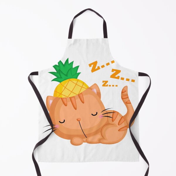 Item preview, Cute Pineapple Cat Sleeping, Anatomy of a pineapple designed and sold by MamaSweetea.
