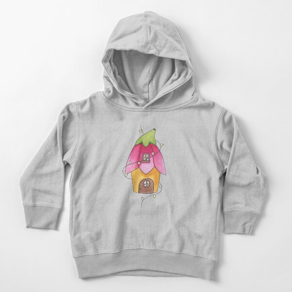 Item preview, yellow watercolor fairy house designed and sold by star-berry.