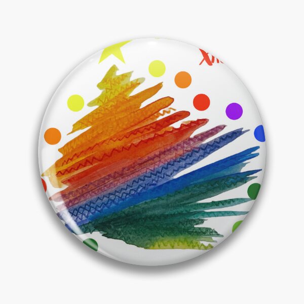 Item preview, Rainbow Xmas Tree designed and sold by SilviasColors.