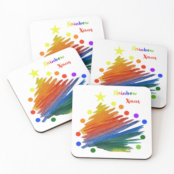 Item preview, Rainbow Xmas Tree designed and sold by SilviasColors.