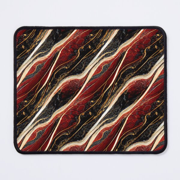 Item preview, Swirly Red, Black and Gold marble pattern, Intricate marbling pattern designed and sold by TreasuryOE.