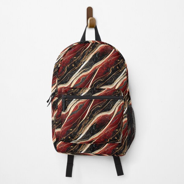 Item preview, Swirly Red, Black and Gold marble pattern, Intricate marbling pattern designed and sold by TreasuryOE.