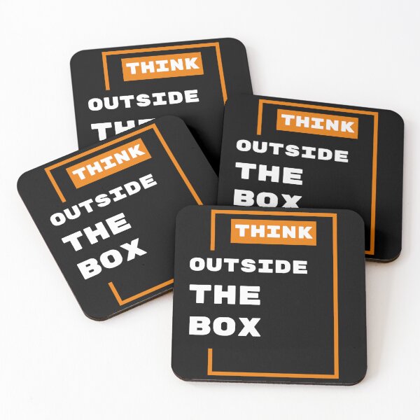 Item preview, Think outside the box designed and sold by Giovanni's Brown Quotes.
