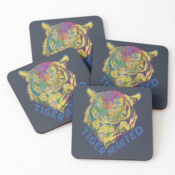 Item preview, Tiger Hearted Big Cat Illustration  designed and sold by ginaisarty.
