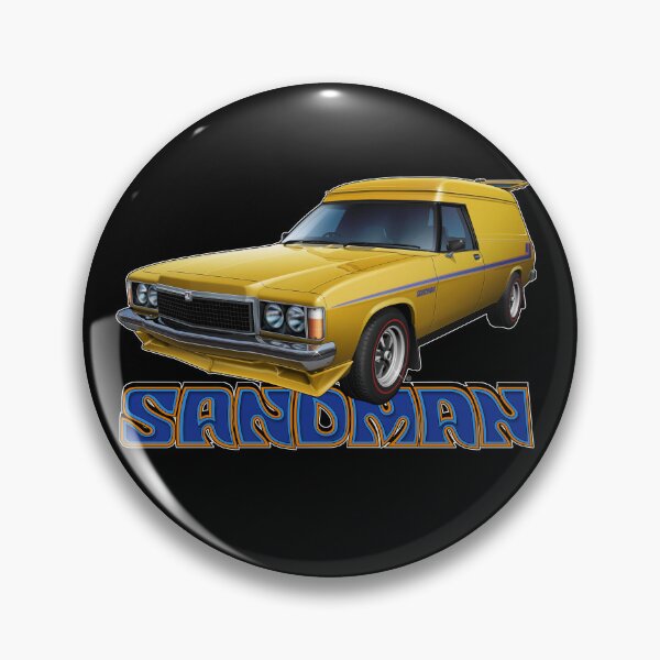 Artikelvorschau, Illustrierter HZ Holden Sandman Kastenwagen, gelb entworfen und verkauft von tshirtgarage.