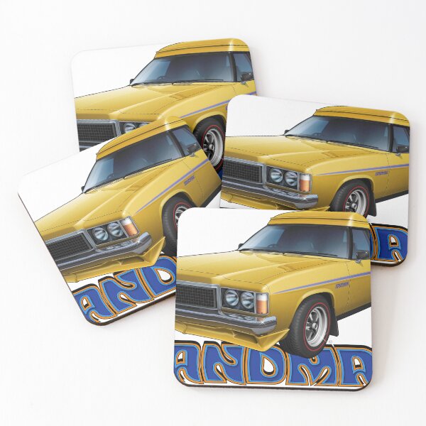Item preview, Illustrated HZ Holden Sandman Panel Van, Yellow designed and sold by tshirtgarage.