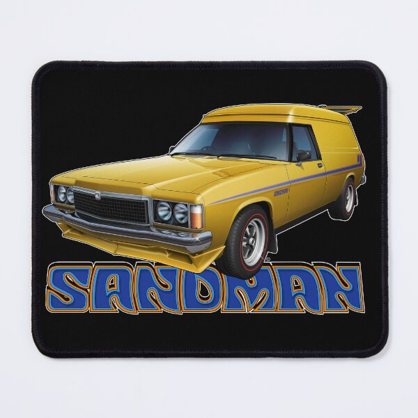 Item preview, Illustrated HZ Holden Sandman Panel Van, Yellow designed and sold by tshirtgarage.