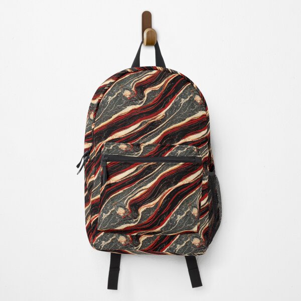 Item preview, Swirly Red, Black and Gold marble pattern, Intricate marbling pattern designed and sold by TreasuryOE.
