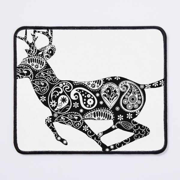 Item preview, Deer Floral Pattern Design designed and sold by RepublicOfFire.
