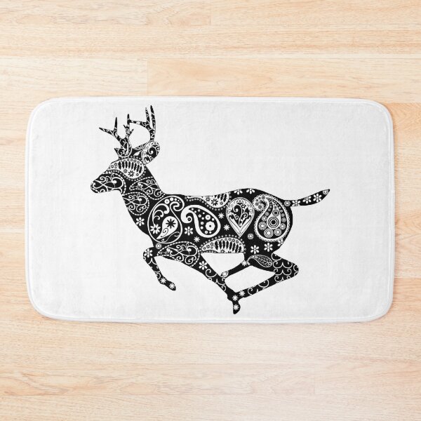 Item preview, Deer Floral Pattern Design designed and sold by RepublicOfFire.