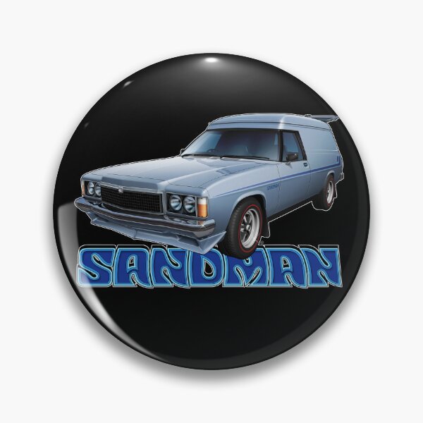 Artikelvorschau, Illustrierter HZ Holden Sandman Kastenwagen, Opalblau entworfen und verkauft von tshirtgarage.
