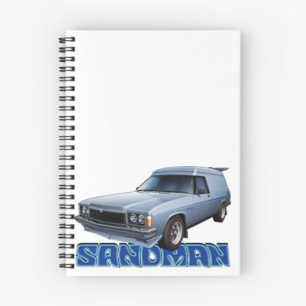 Artikelvorschau, Illustrierter HZ Holden Sandman Kastenwagen, Opalblau entworfen und verkauft von tshirtgarage.