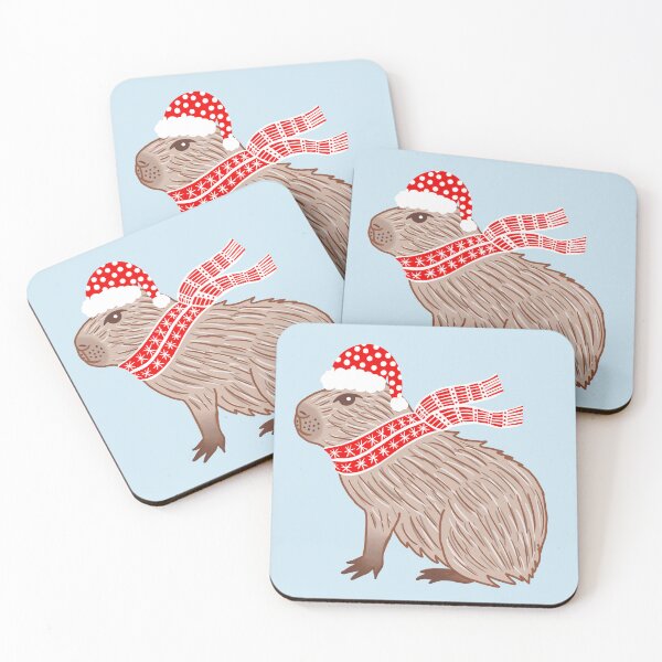 Item preview, Christmas Capybara designed and sold by Julie Erin Designs.