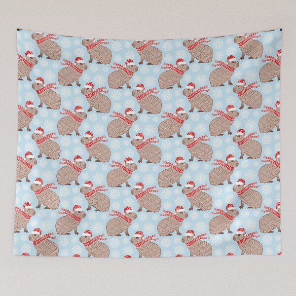 Item preview, Christmas Capybara designed and sold by Julie Erin Designs.