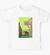 IRELAND : Vintage Travel and Tourism Advertising Print Kids Tee