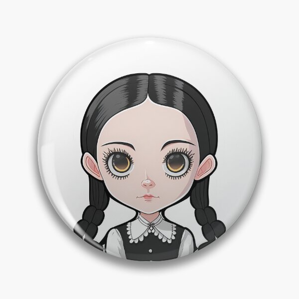 Aperçu de l'œuvre Mercredi Addams illustration créée et vendue par njiiz.