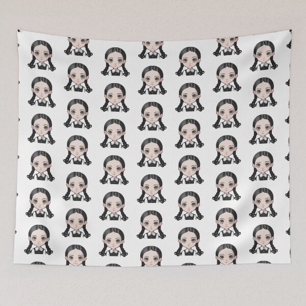 Item preview, Wednesday Addams illustration designed and sold by njiiz.