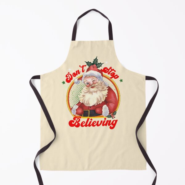 Item preview, Don’t stop believing retro Christmas vintage designs designed and sold by DesignsbyMona.