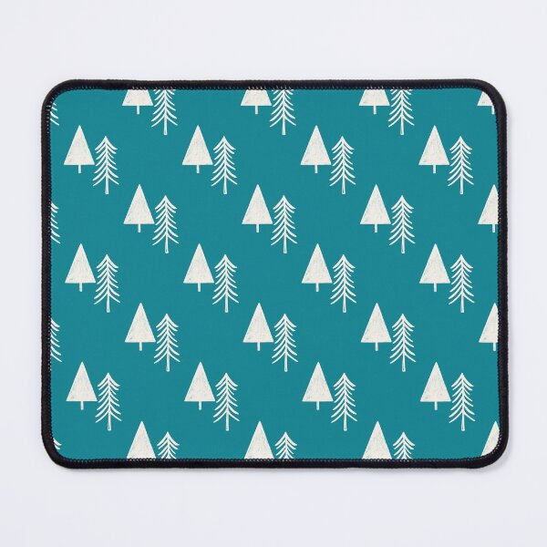 Item preview, Christmas Woodland Evergreen Light Blue designed and sold by susycosta.