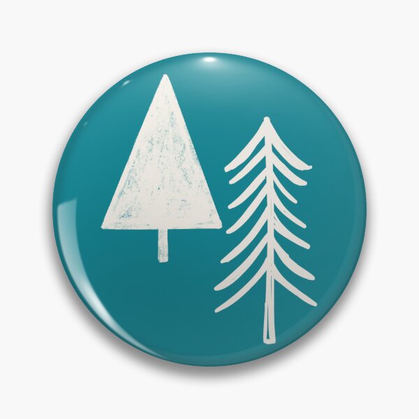 Item preview, Christmas Woodland Evergreen Light Blue designed and sold by susycosta.