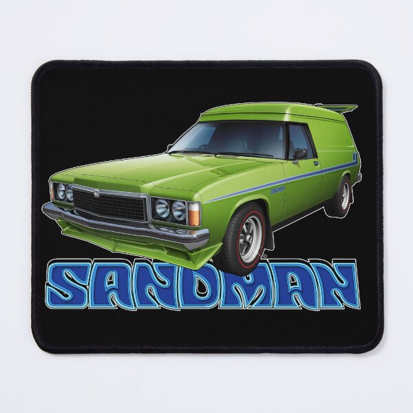 Item preview, Illustrated HZ Holden Sandman Panel Van, Panama Green designed and sold by tshirtgarage.