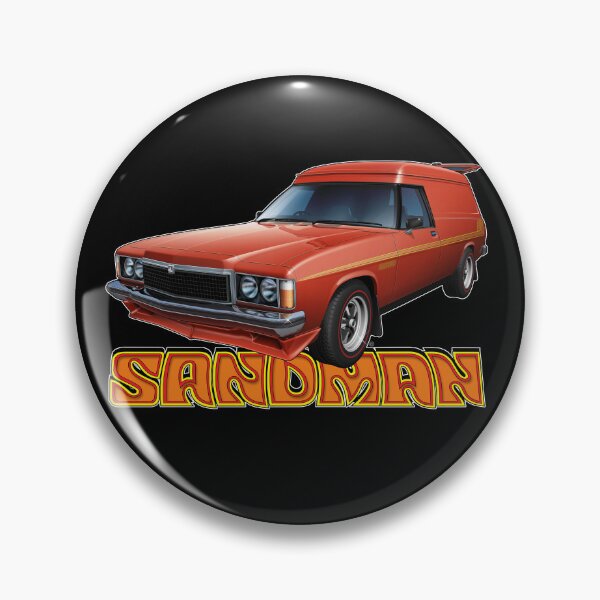 Artikelvorschau, Illustrierter HZ Holden Sandman Kastenwagen, rot entworfen und verkauft von tshirtgarage.