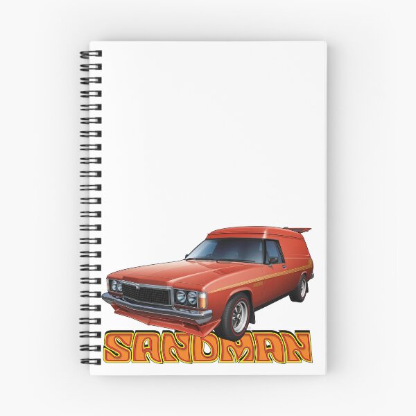 Artikelvorschau, Illustrierter HZ Holden Sandman Kastenwagen, rot entworfen und verkauft von tshirtgarage.