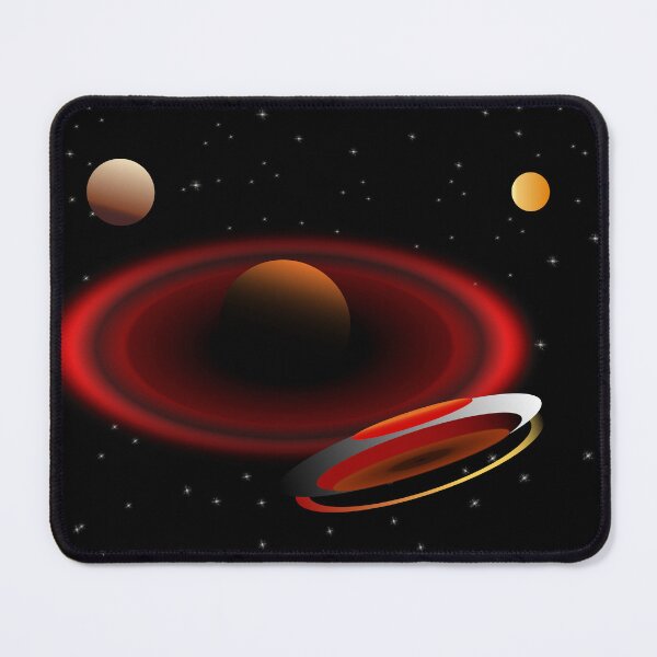 Item preview, Colorful Ringed Planet And Moons designed and sold by RGSMOOTHFINGER.