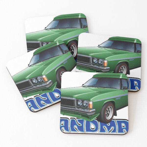 Item preview, Illustrated HZ Holden Sandman Panel Van, Supermint Green designed and sold by tshirtgarage.