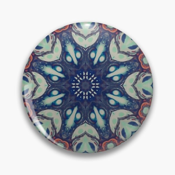 Item preview, 2443 - Fox Face and the Demon Sage Owl Kaleidoscope Design designed and sold by 44scarab.