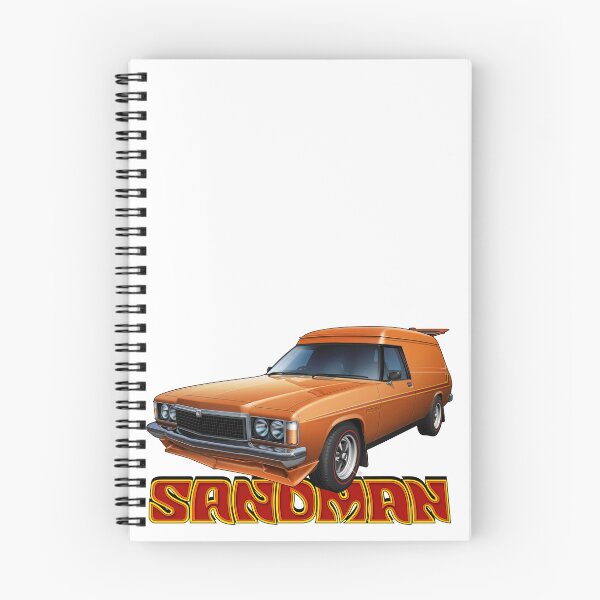 Item preview, Illustrated HZ Holden Sandman Panel Van, Valencia Orange designed and sold by tshirtgarage.