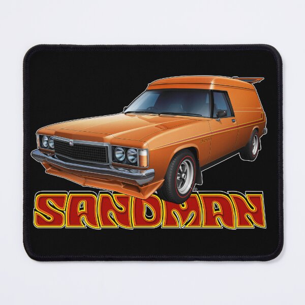 Item preview, Illustrated HZ Holden Sandman Panel Van, Valencia Orange designed and sold by tshirtgarage.