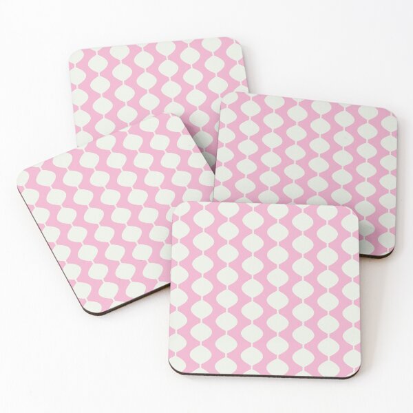 Item preview, Danish Pastel Pink Pattern, Pastel Pink Retro Pattern designed and sold by venella.