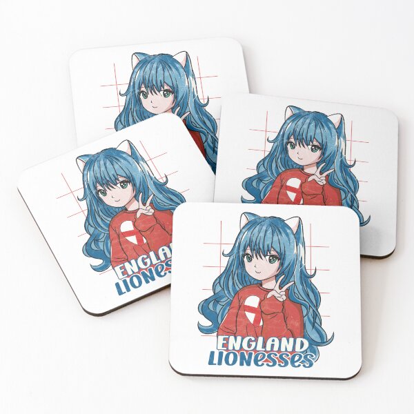 Item preview, England Lionesses Anime Soccer Heart designed and sold by Numero14.